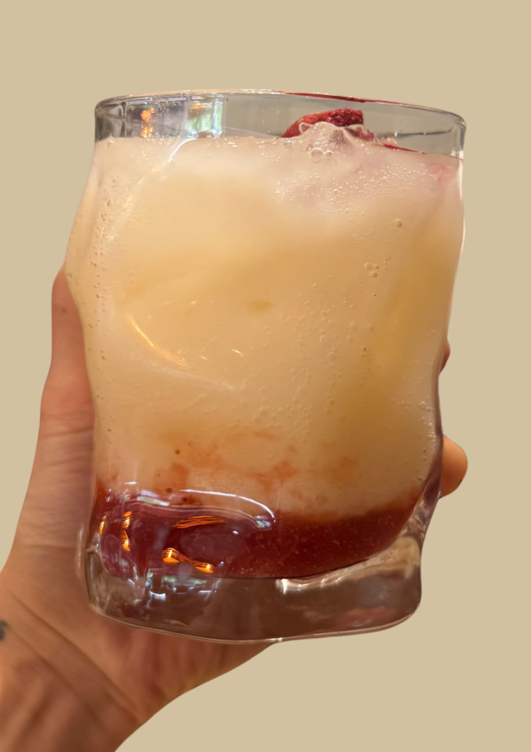 Strawberry Yakult Soda